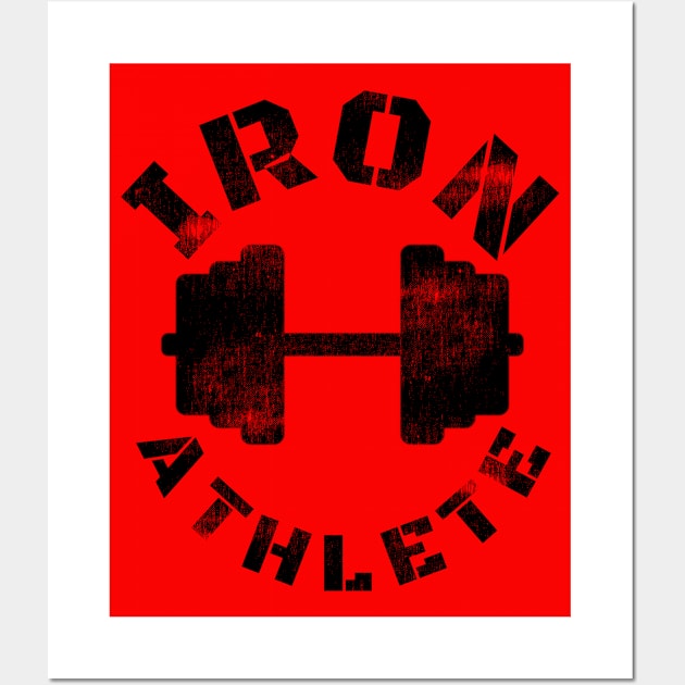 IRON ATHLETE Wall Art by MuscleTeez